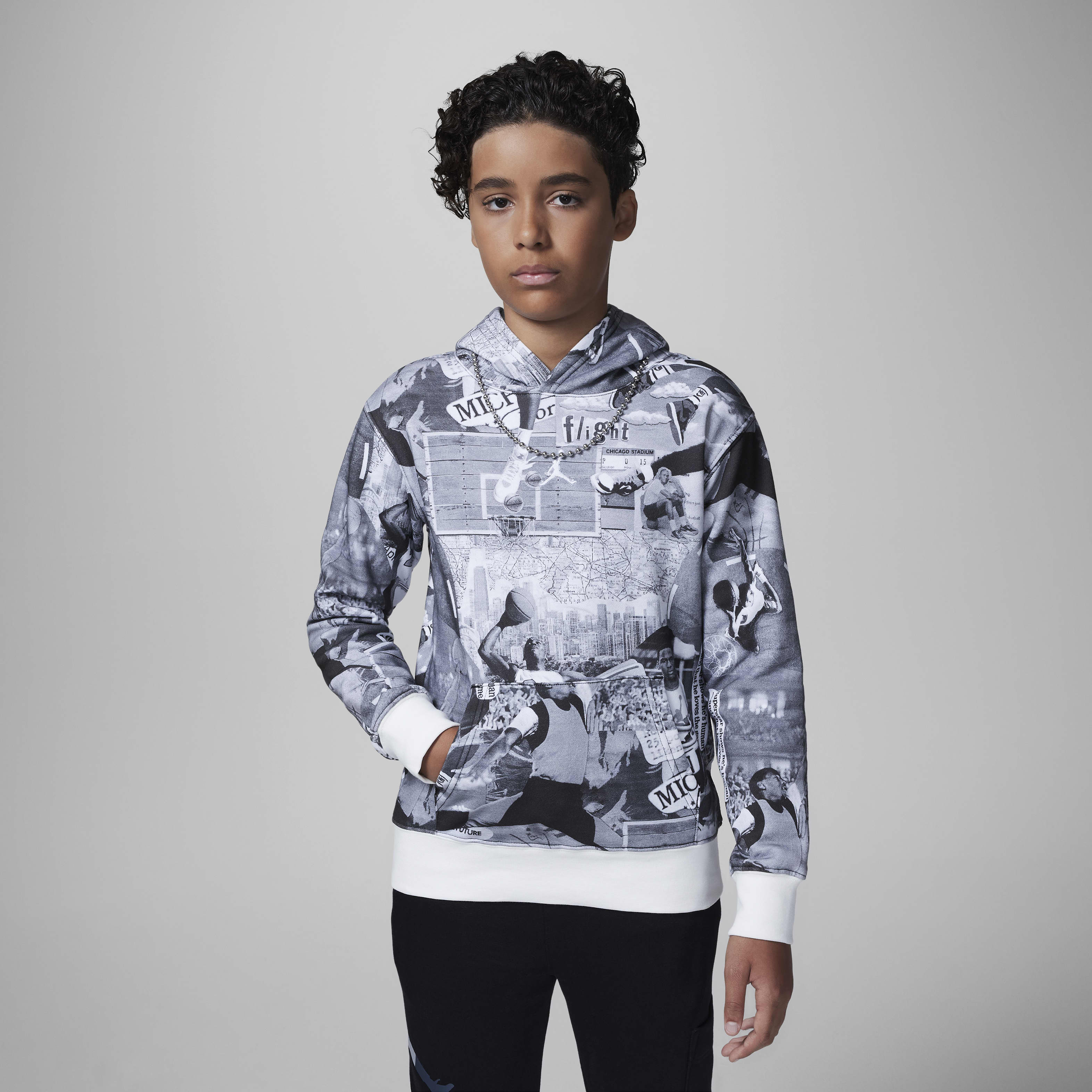 Jordan fleece pullover hoodie junior best sale